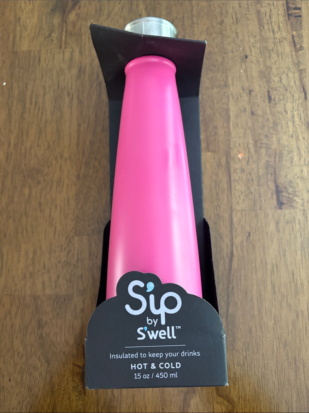 Sip bottle by Swell. Bubblegum Pink Insulated hot and cold water bottle drink - Picture 5 of 5